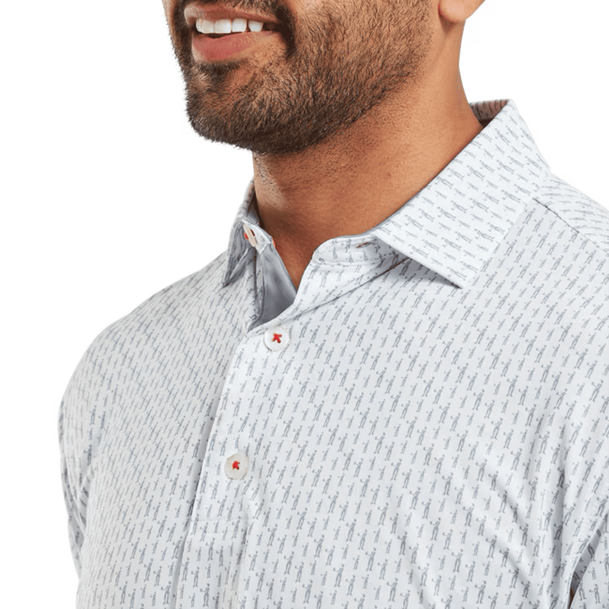 Footjoy Figure Print Polo Herren