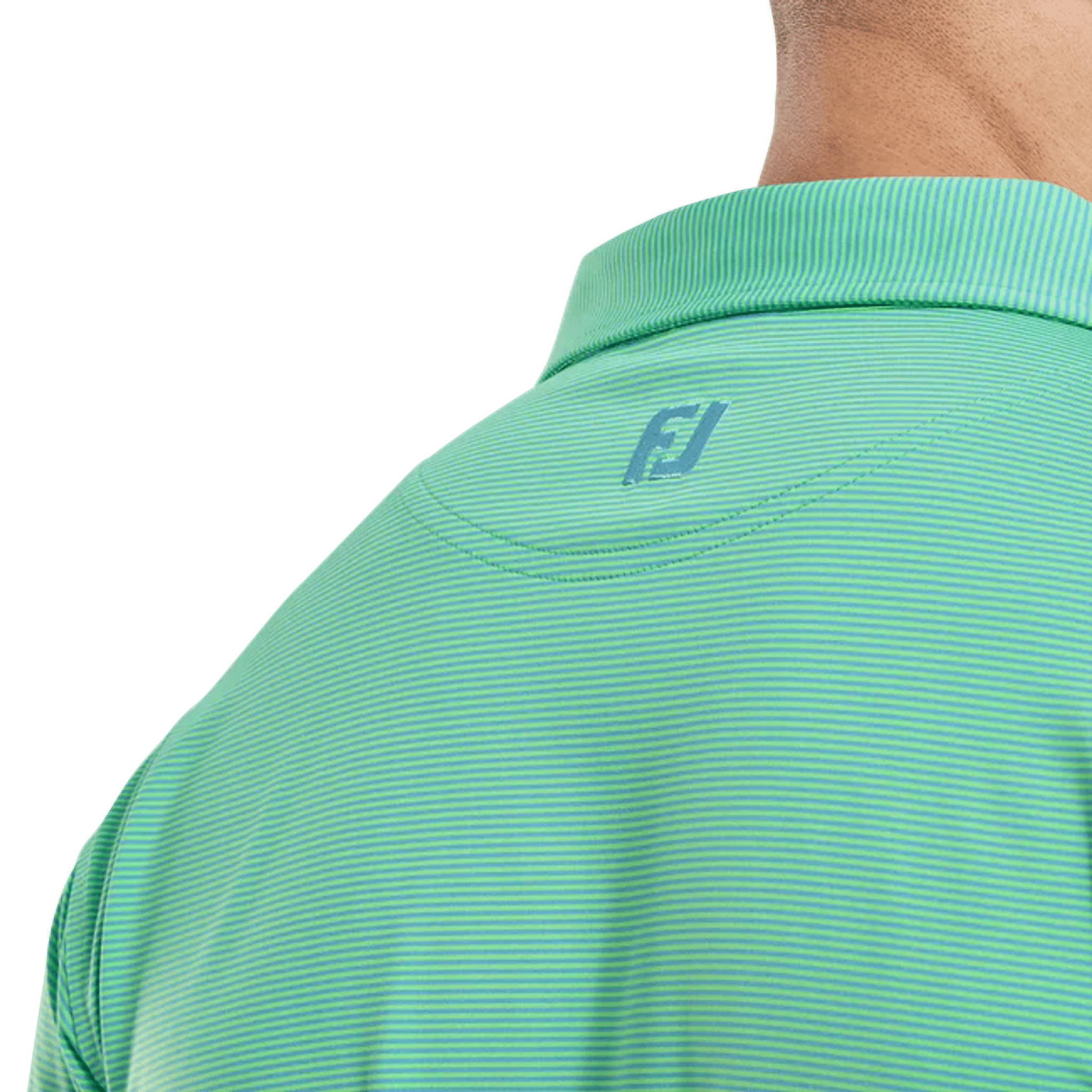 Footjoy Micro Feeder Streifen Polo Herren