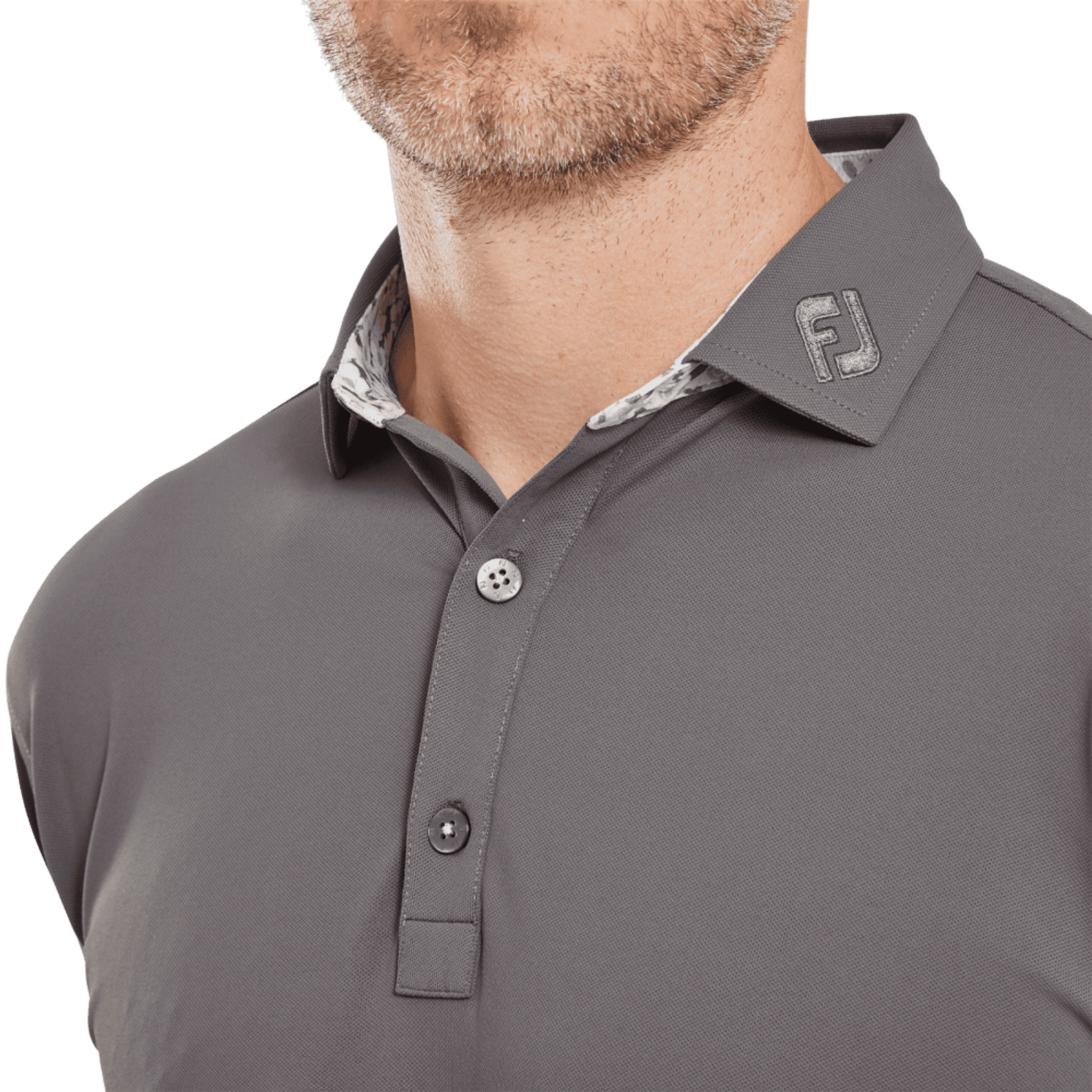 Footjoy Primrose Trim Pique Polo Herren