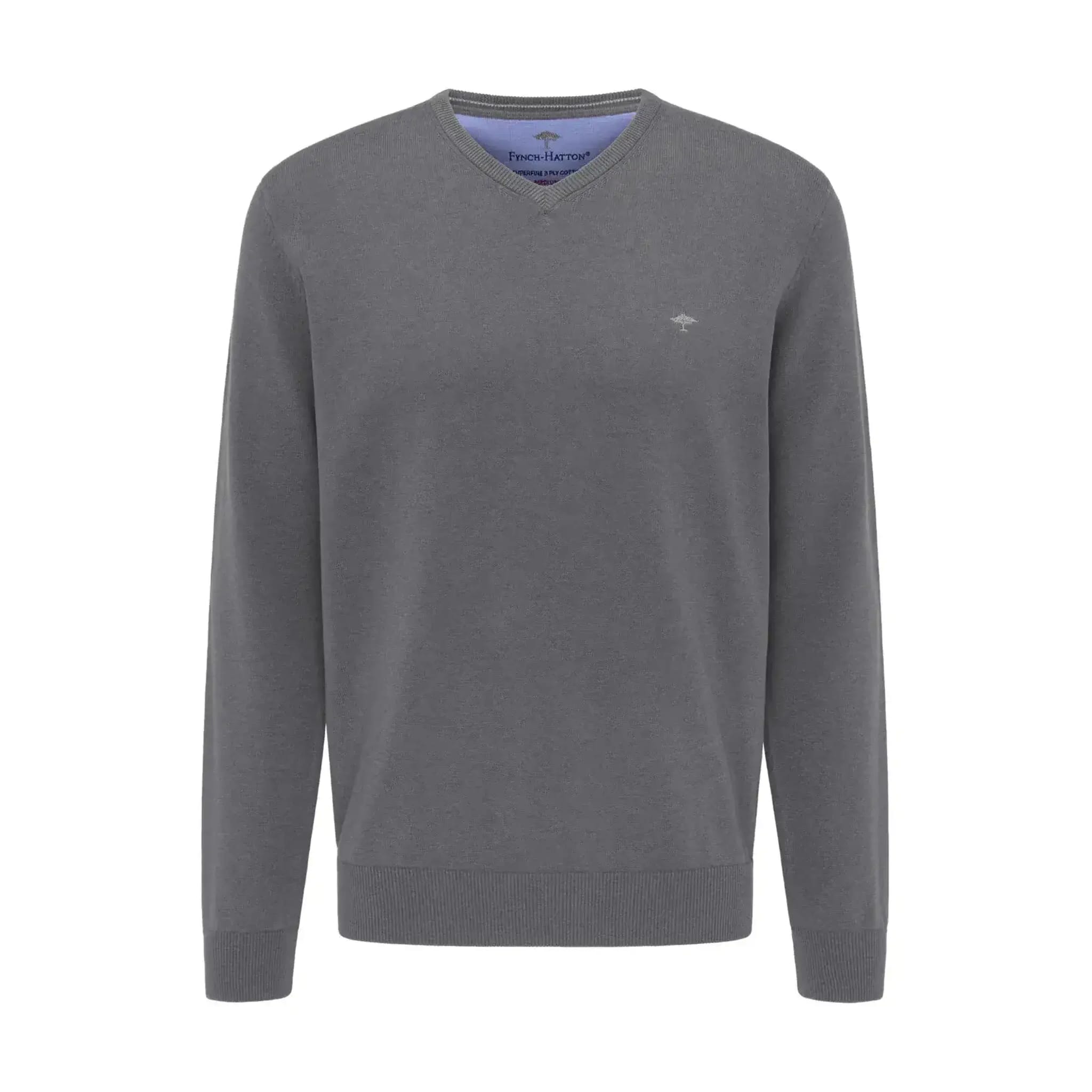 Fynch Hatton V-Neck Pullover Herren