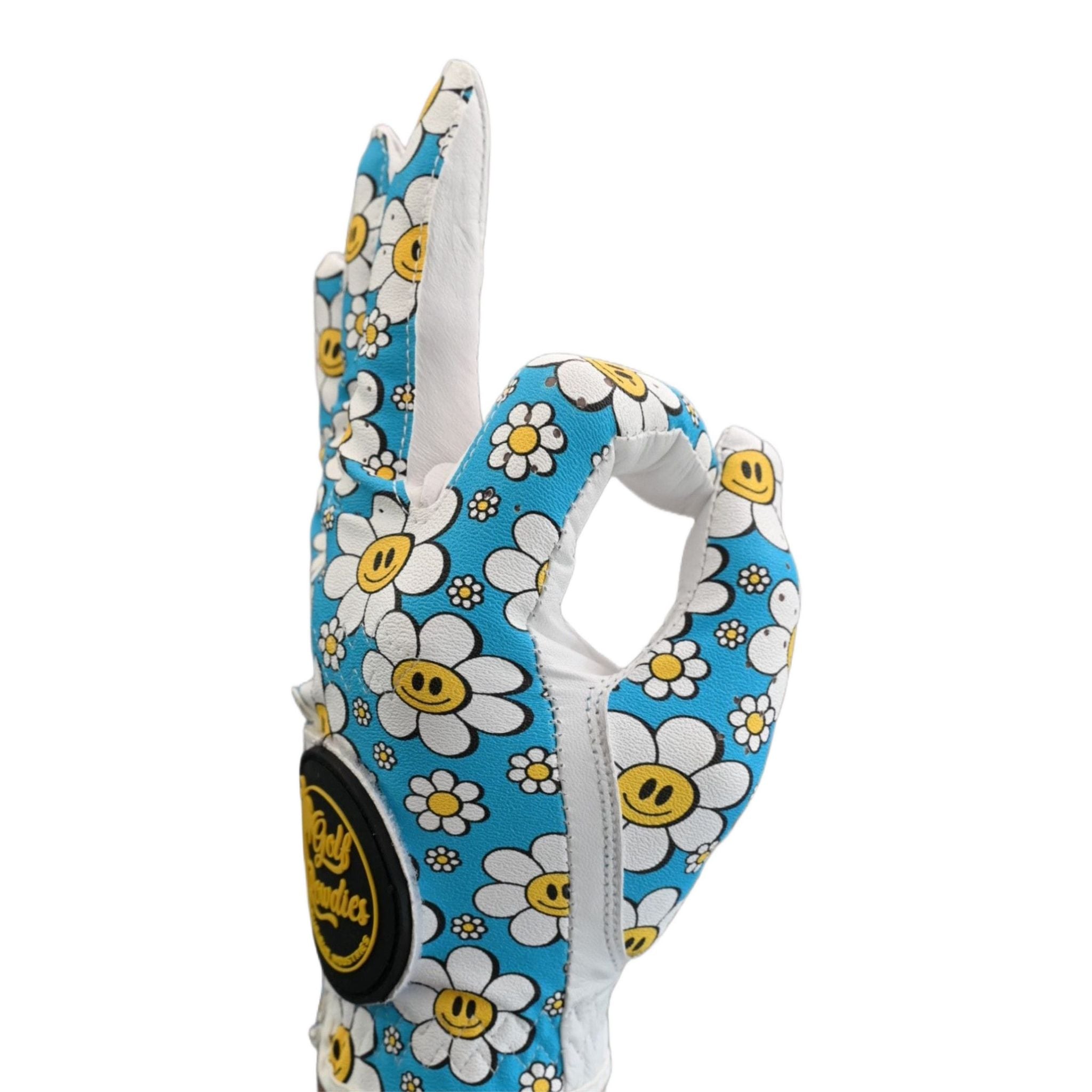 Golf Rowdies Happy Flower Handschuh Herren