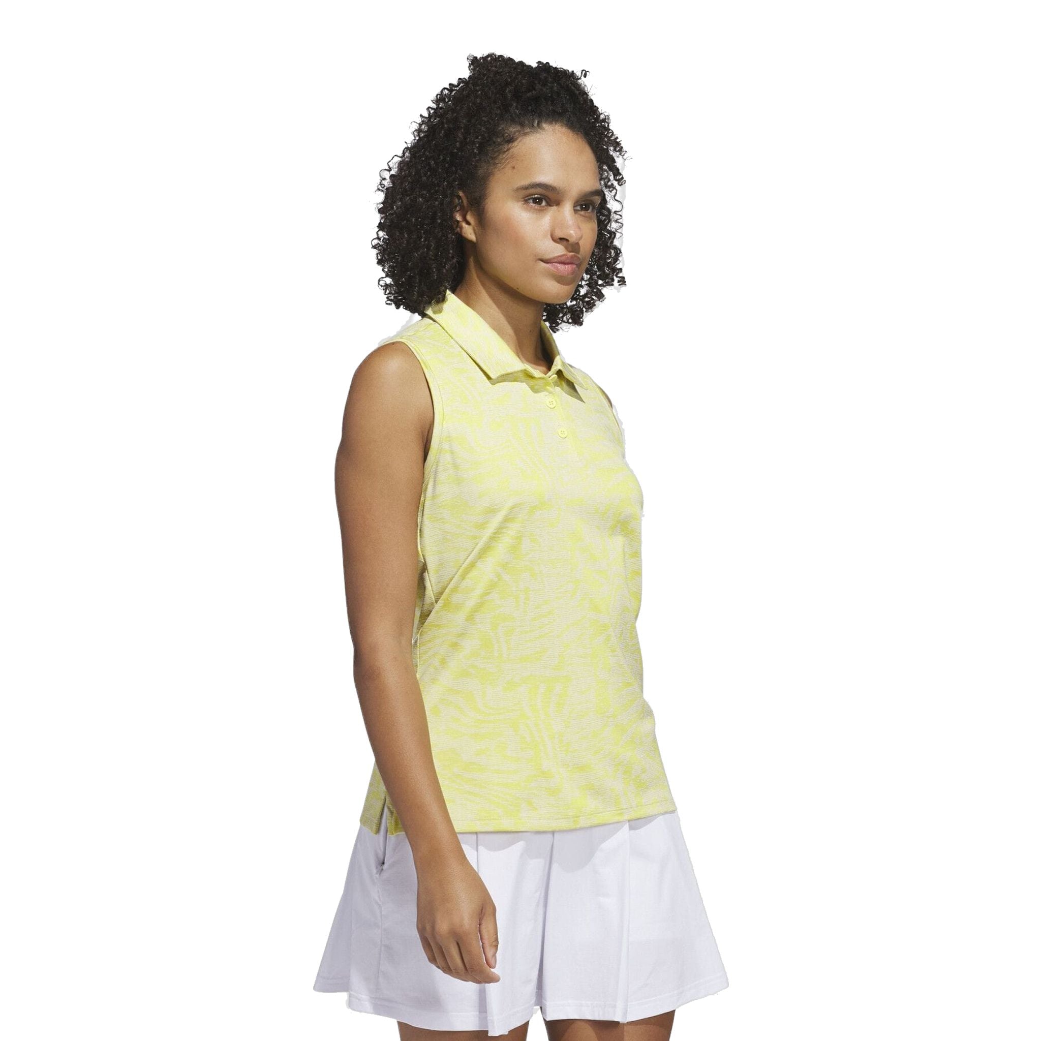 Adidas Ultimate365 Jacquard Sleeveless Polo Damen