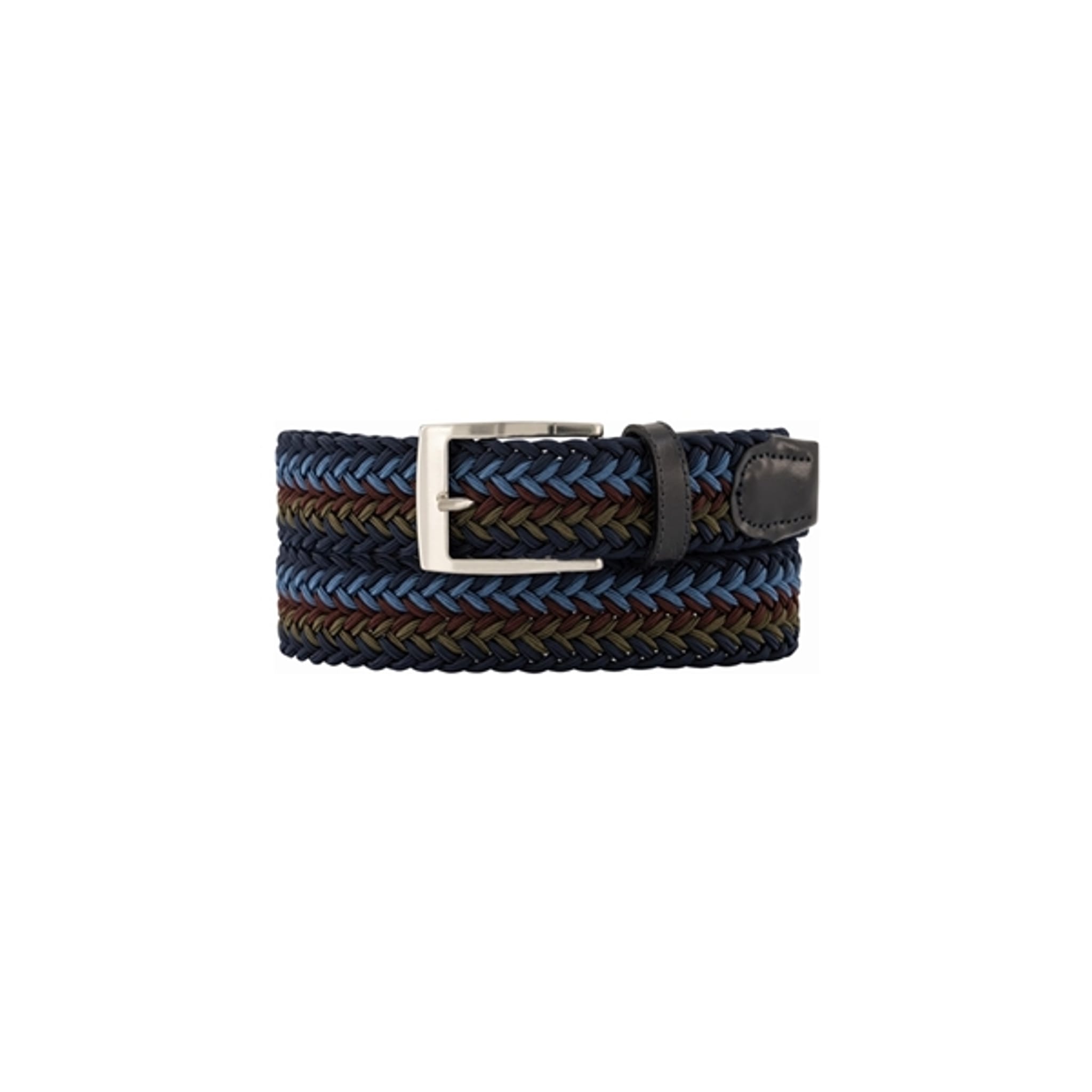 Alberto Multicolor Braided Gürtel