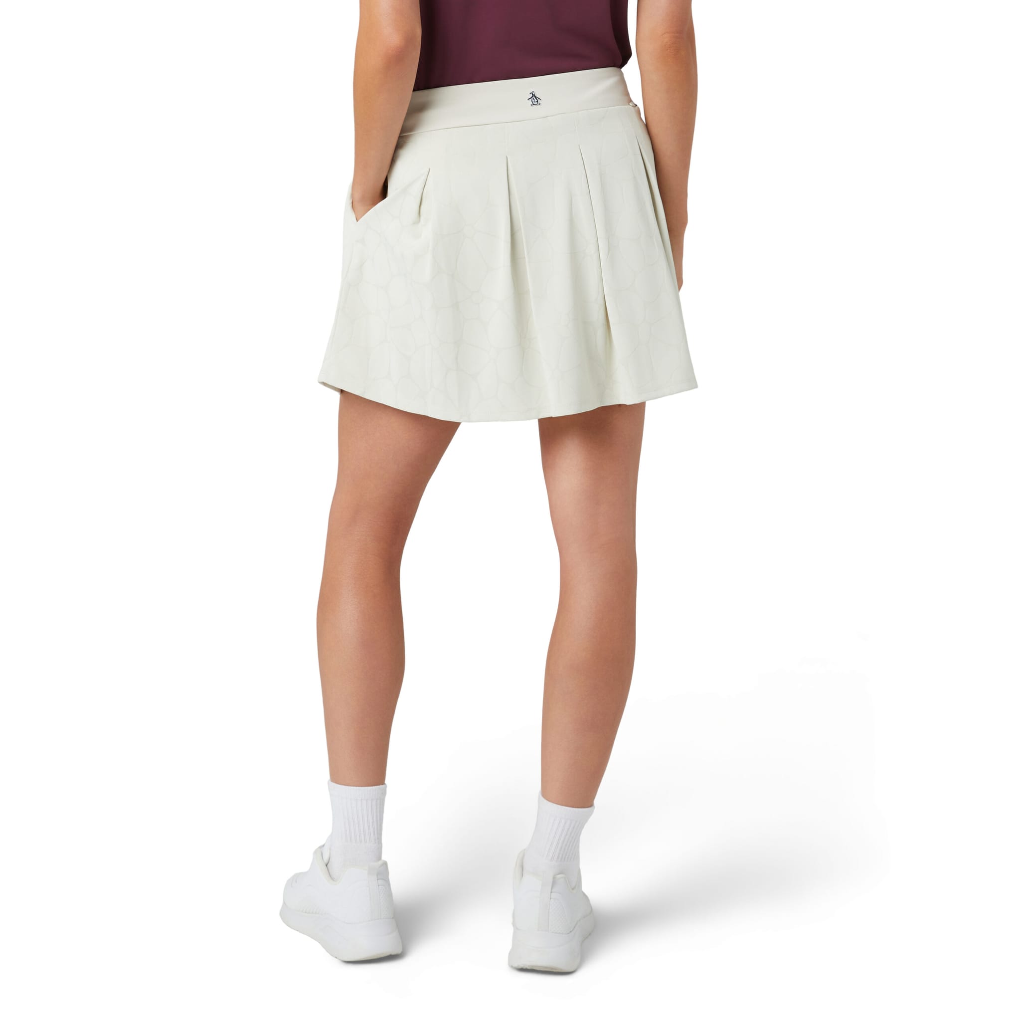 Original Penguin Laser Cut Floral Skort Damen