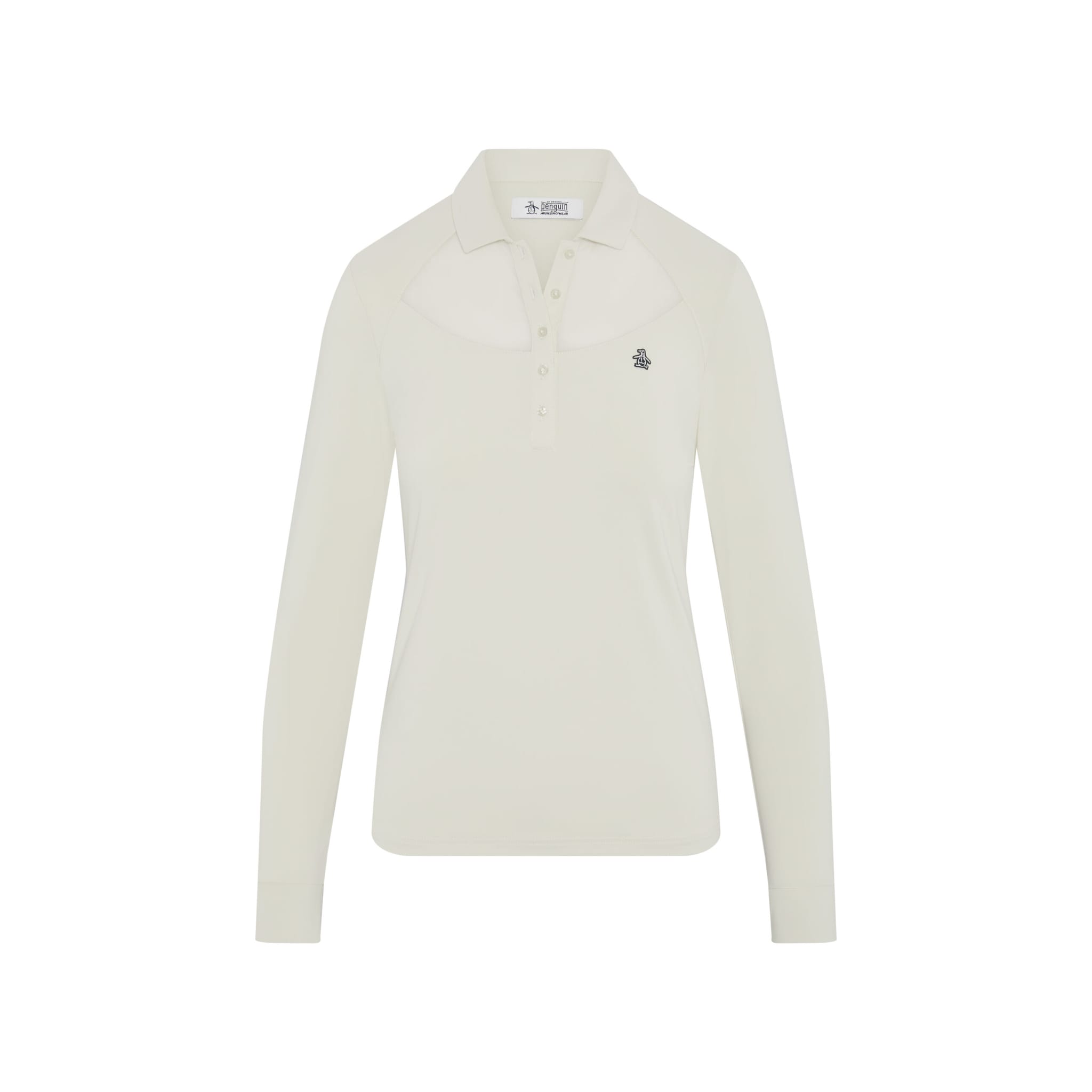 Original Penguin Longsleeve Mesh Polo Damen