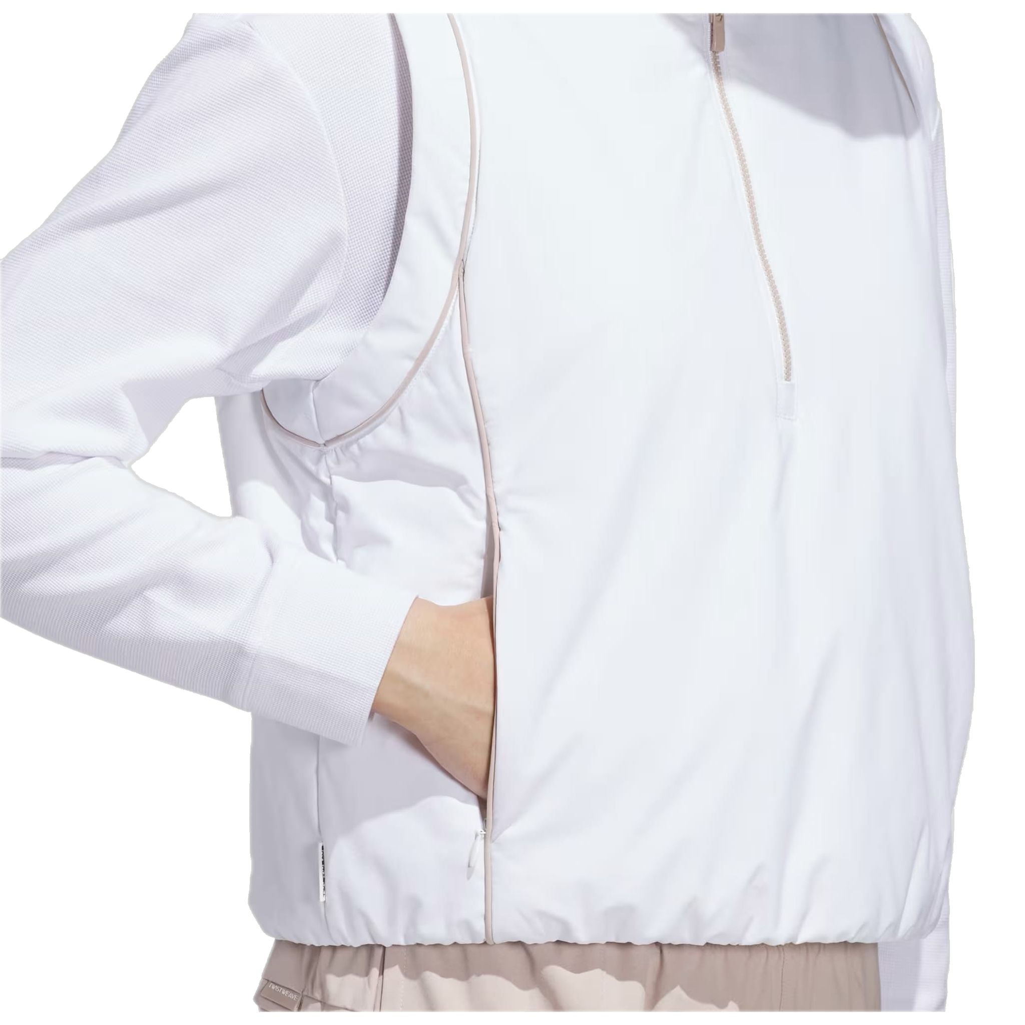 Adidas Beyond Twistweave Loose Quarter-Zip Weste Damen