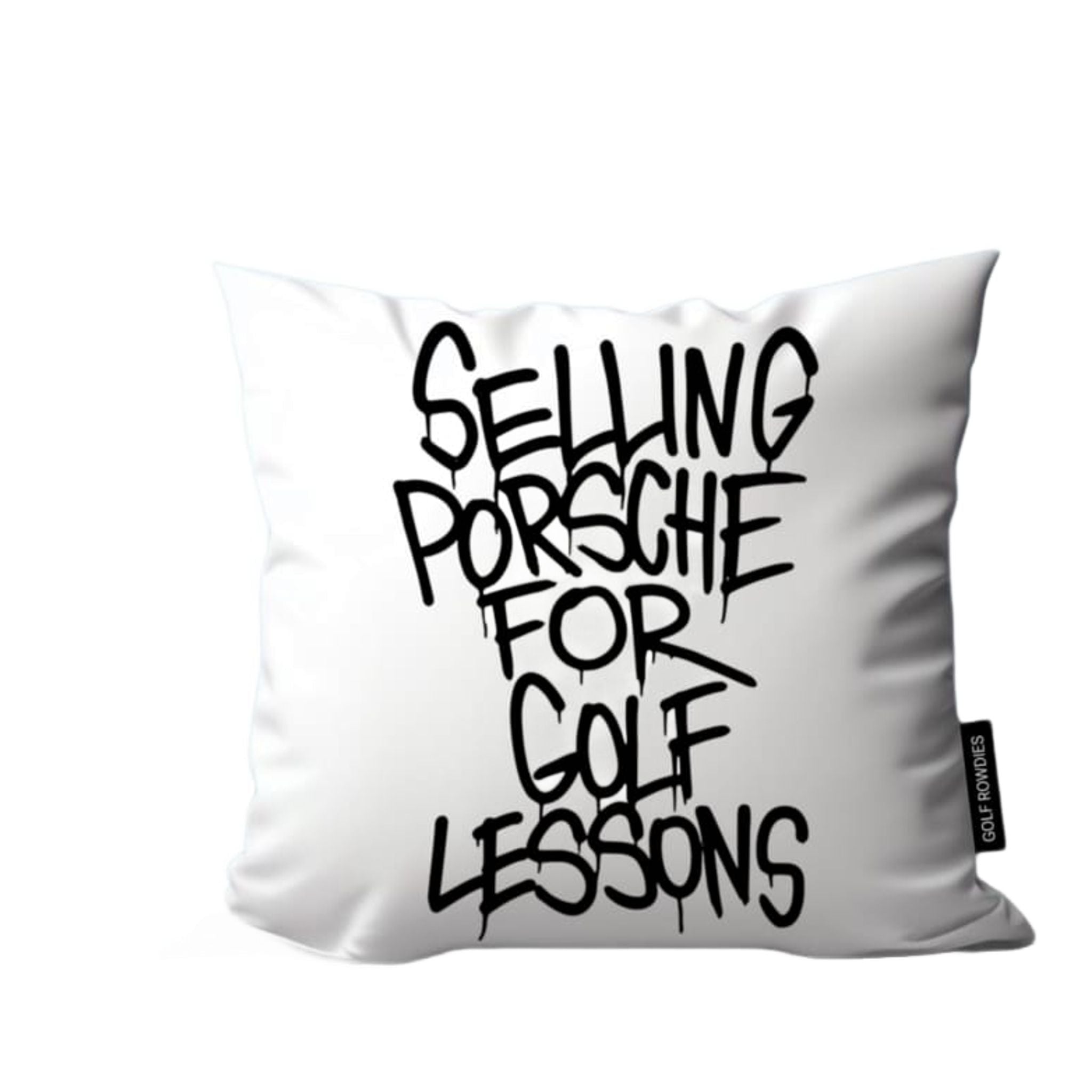 Golf Rowdies Selling Porsche for Golf Lessons Kissenhülle