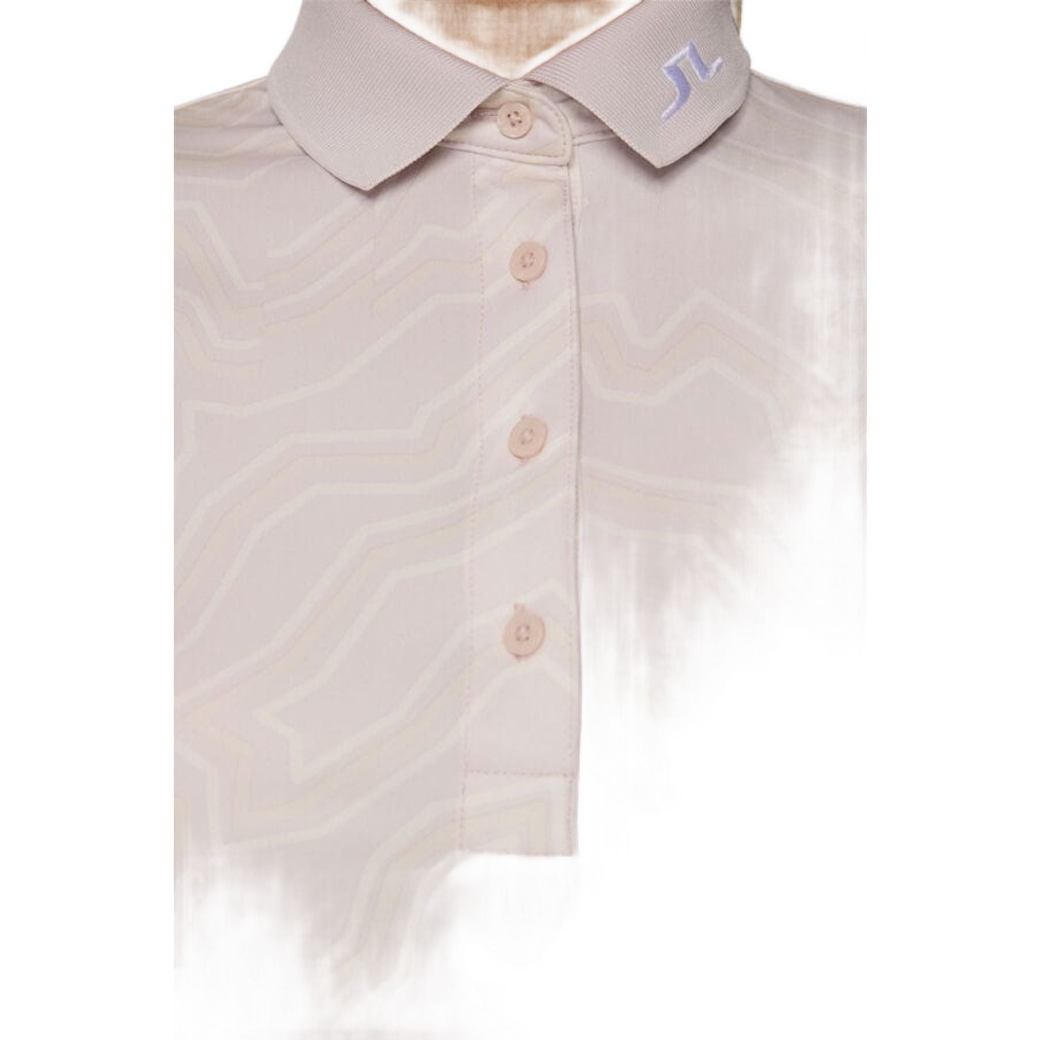 J. Lindeberg Tour Tech Print Polo Damen