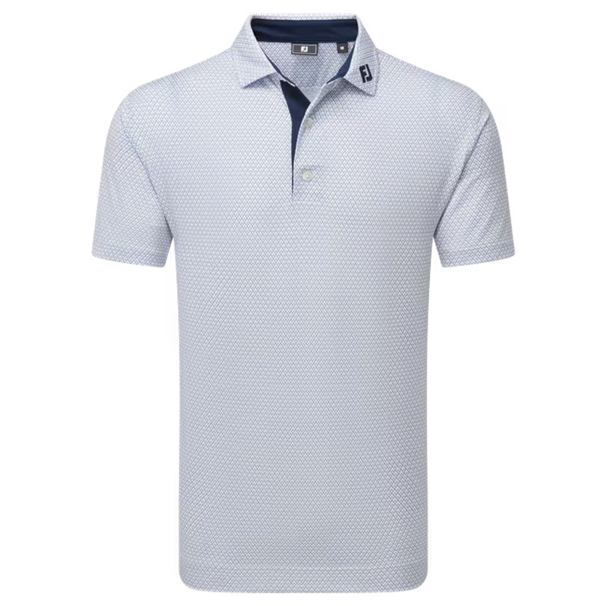 Footjoy Deco Diamond Print Lisle Polo Herren
