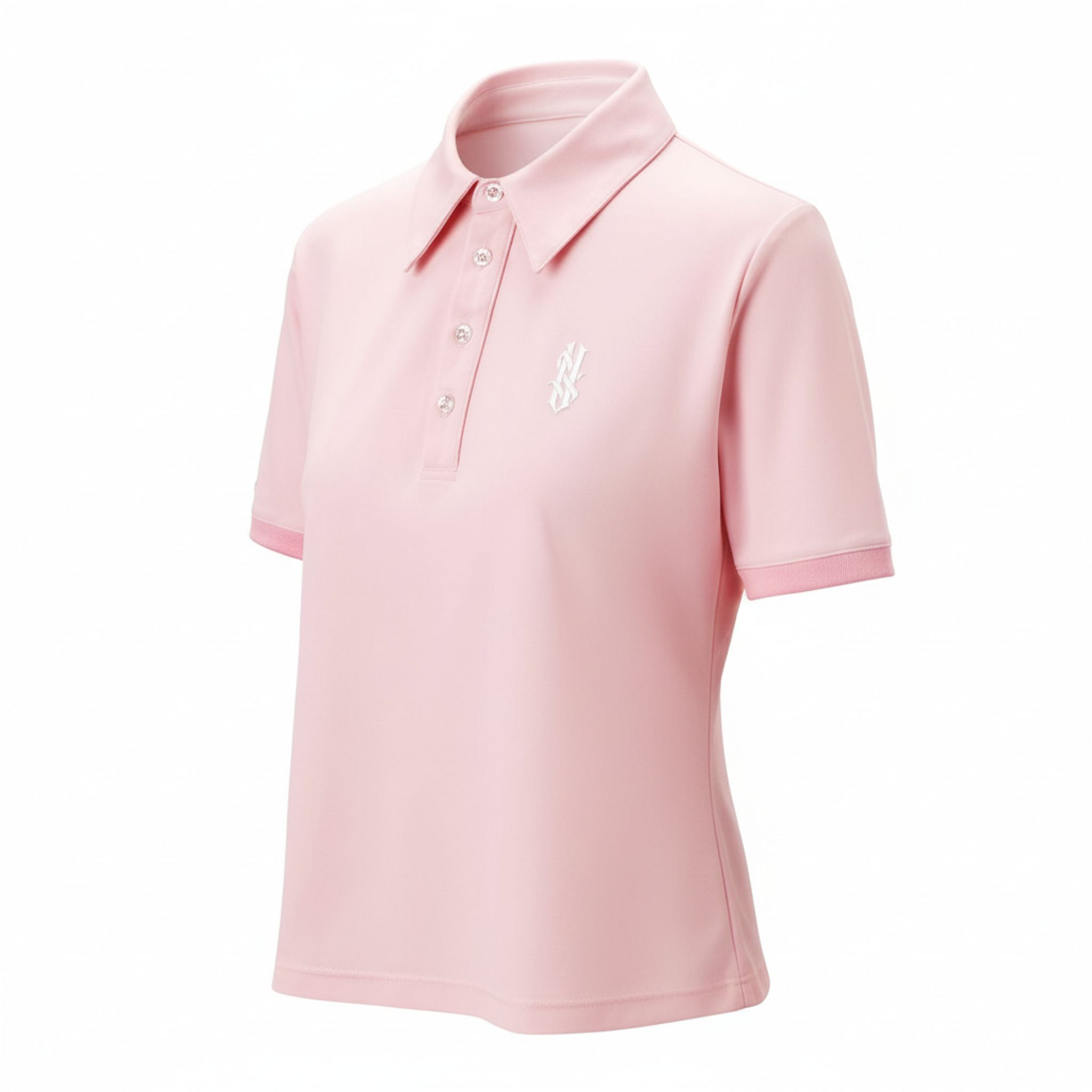 Agentur Erwin Reithmeier W Golf Liaison SS Polo mit Swarovski Kristallen Ro Damen