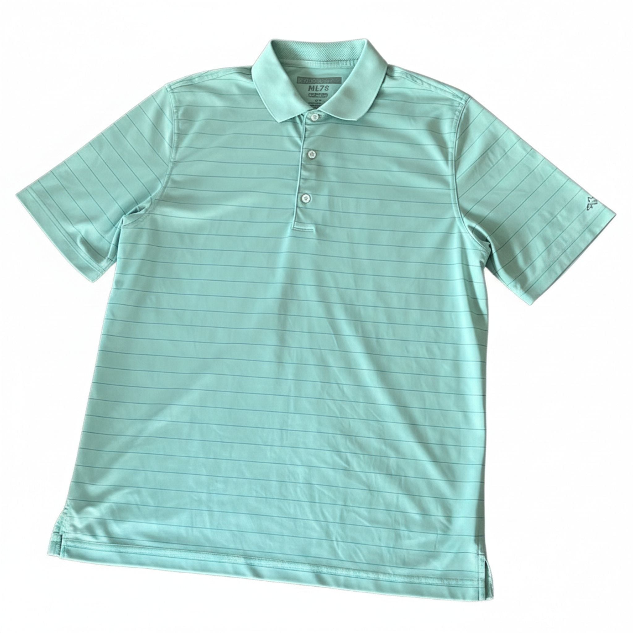 Greg Norman Piece Dye Heather Stripe Jersey Polo Herren