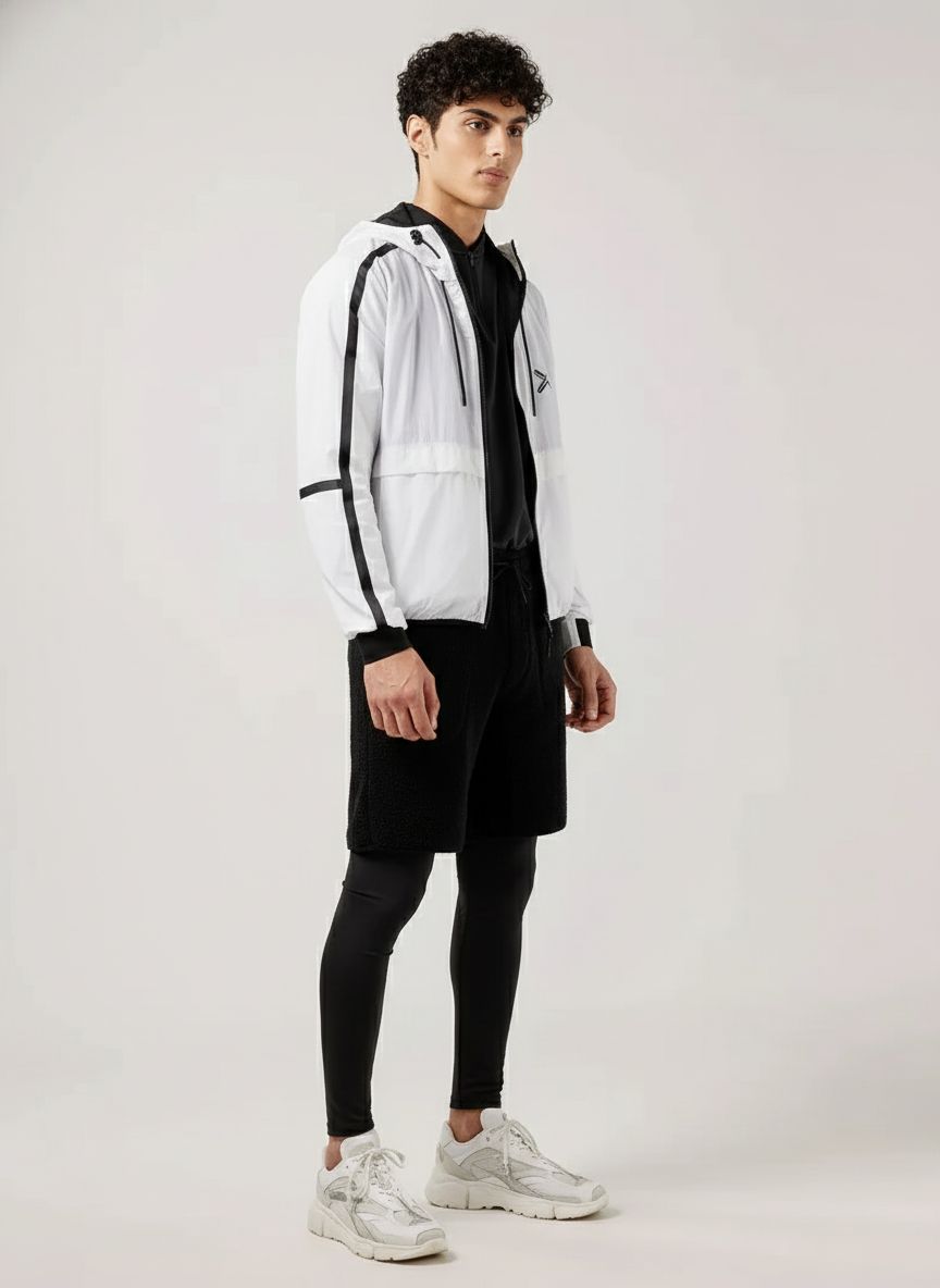 J. Lindeberg JL Aston Light Weight Jacket Whisper White M Men