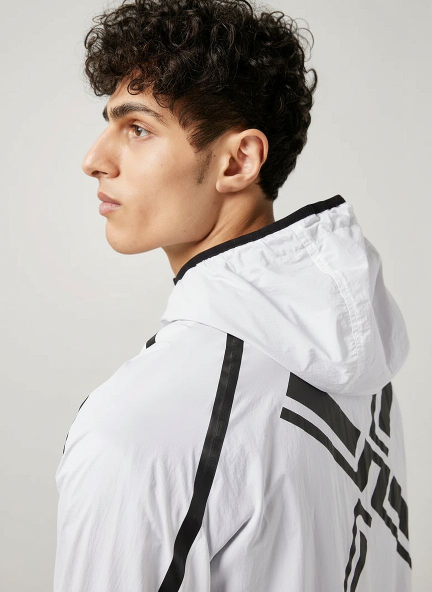 J. Lindeberg JL Aston Light Weight Jacket Whisper White M Men