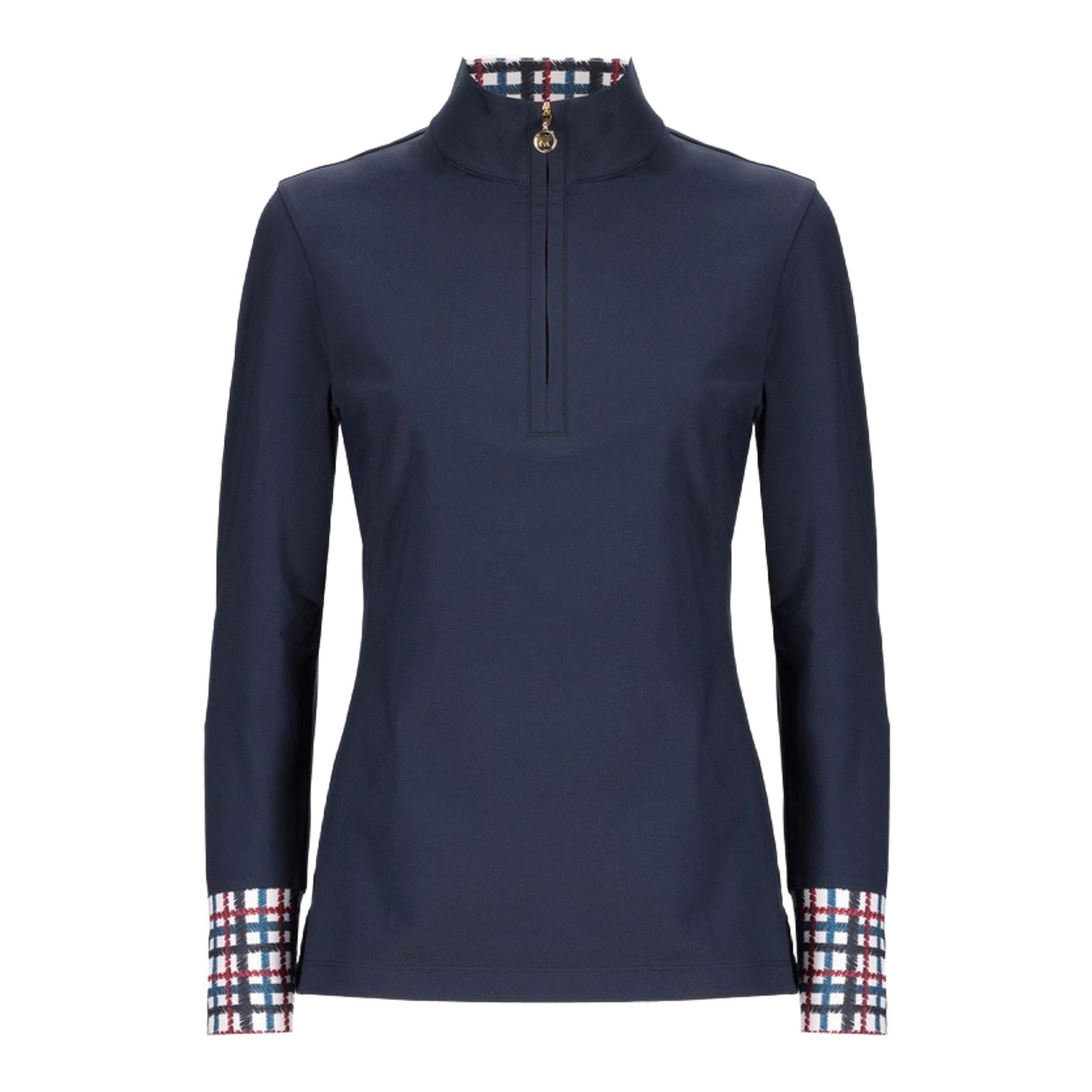 Jack Nicklaus PLAID ACCENT POLO Damen