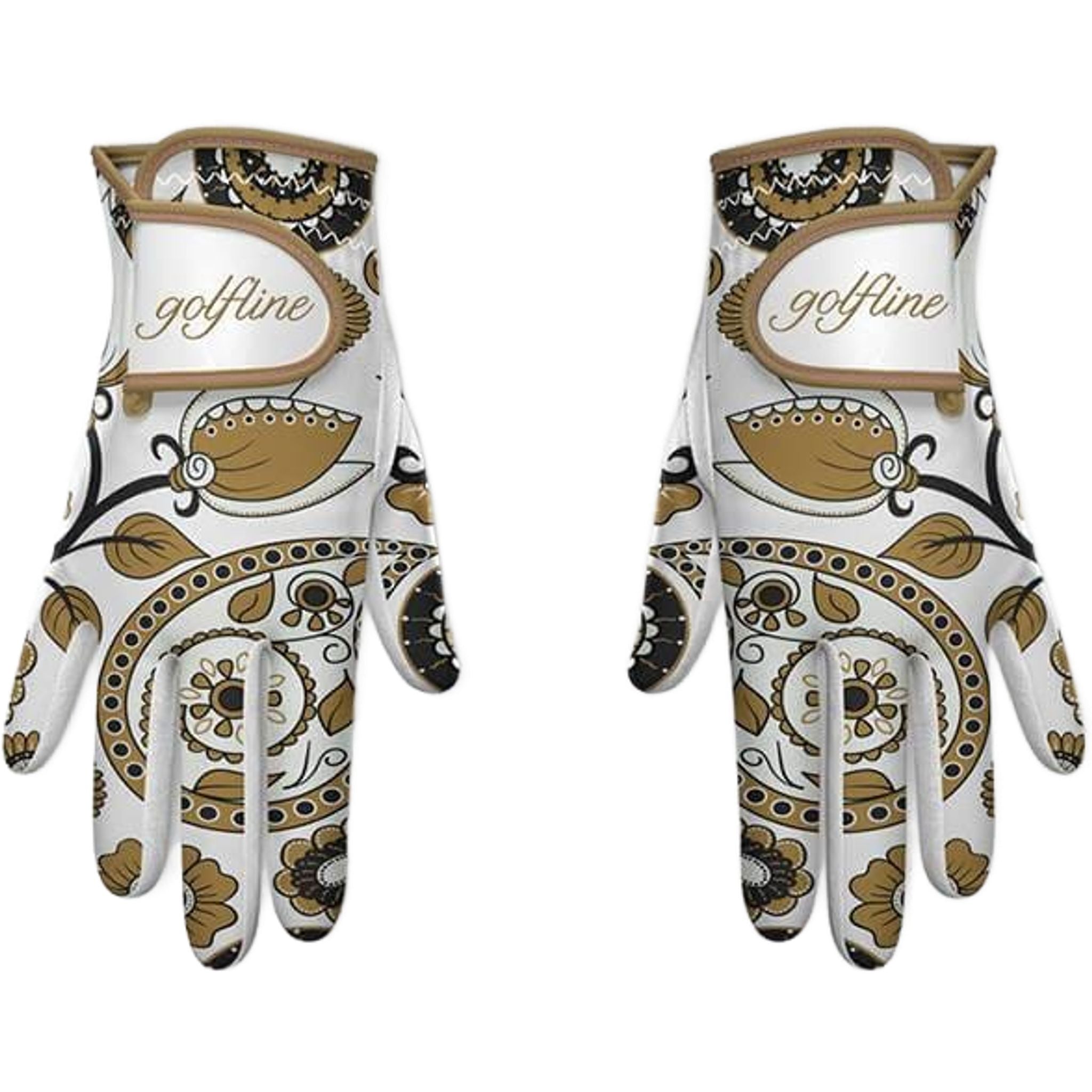 Golfové rukavice Golfline W Ornament Sand Women RH L Women