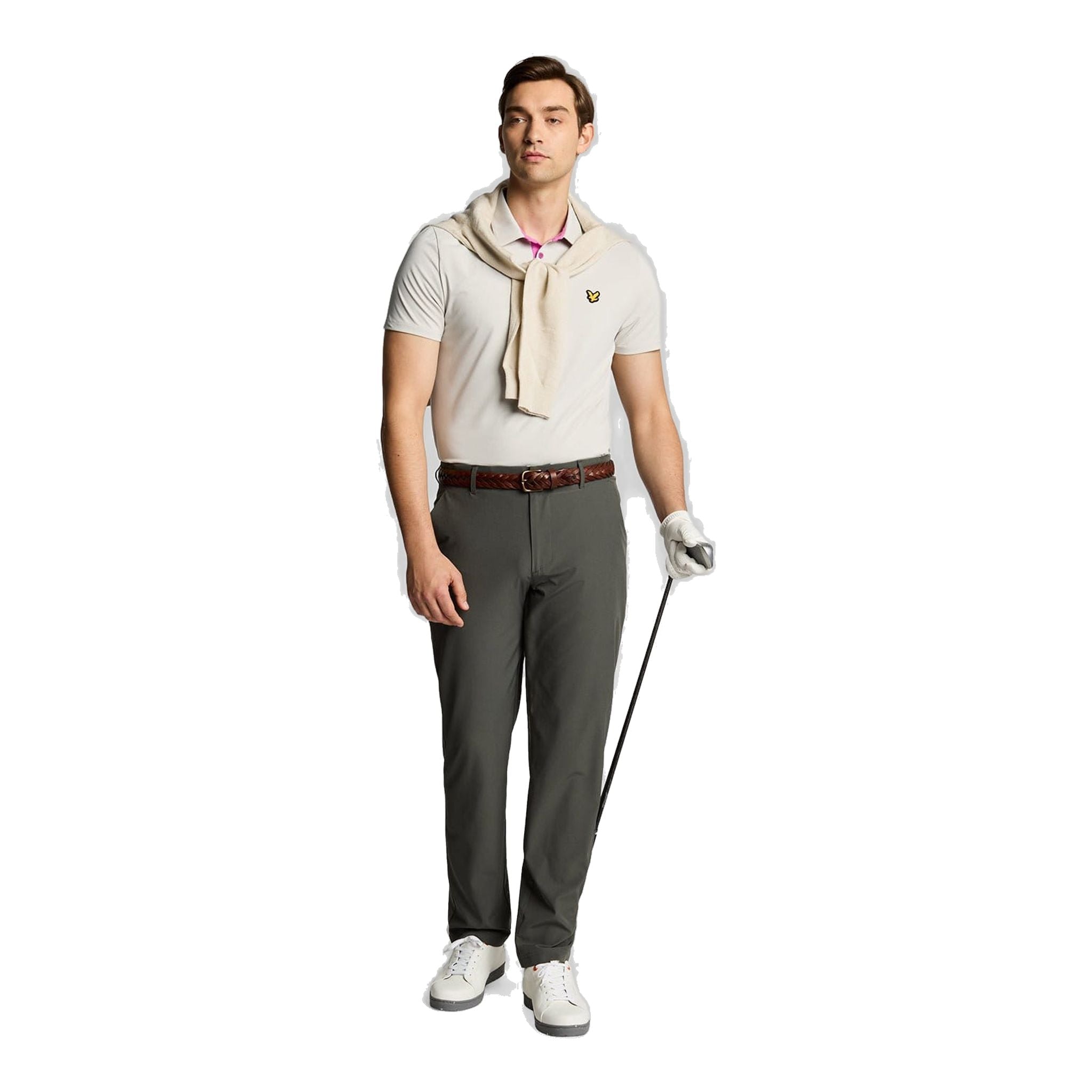 Pánska polokošela Lyle & Scott Contrast Placket