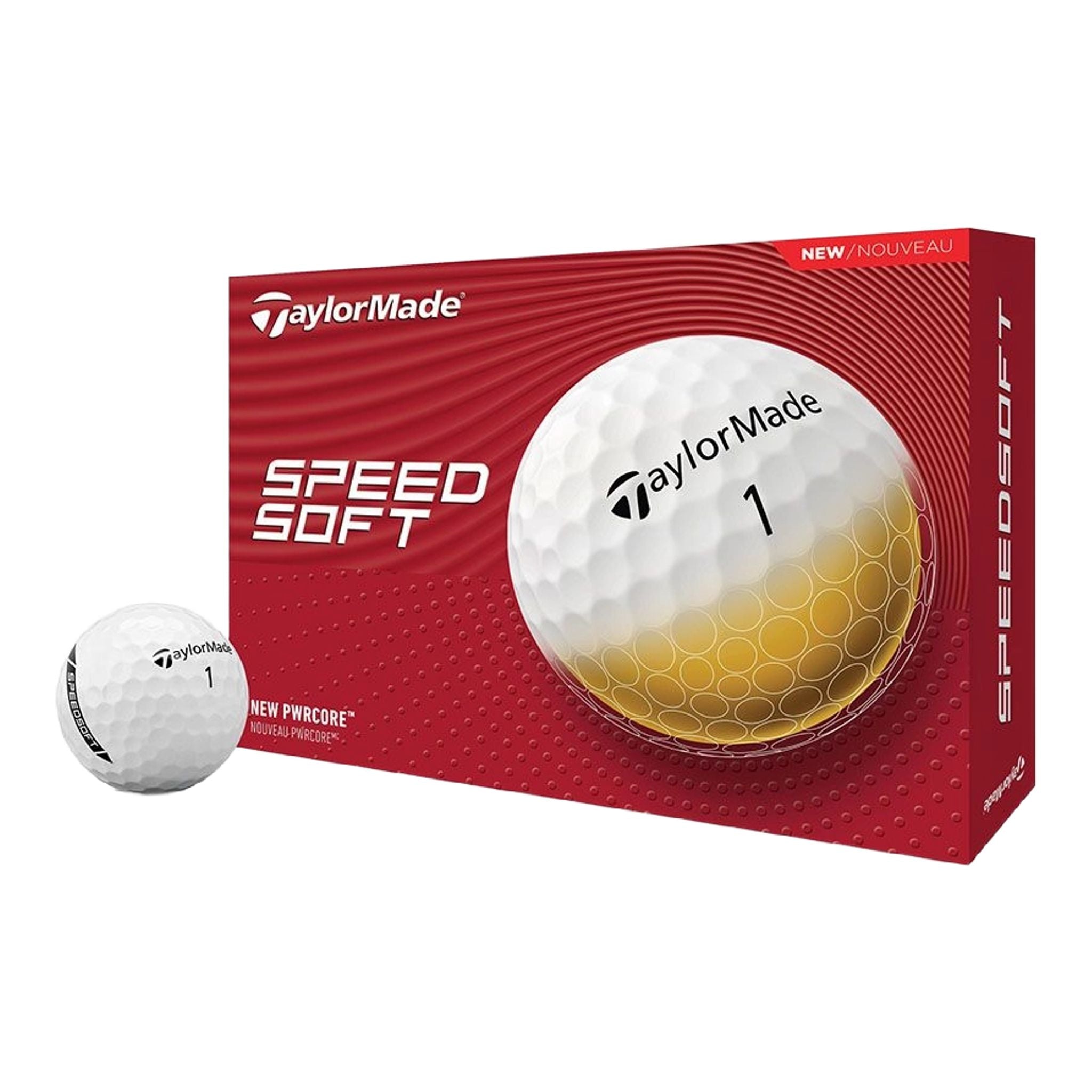 TaylorMade Speed ​​​​Soft Golfové loptičky