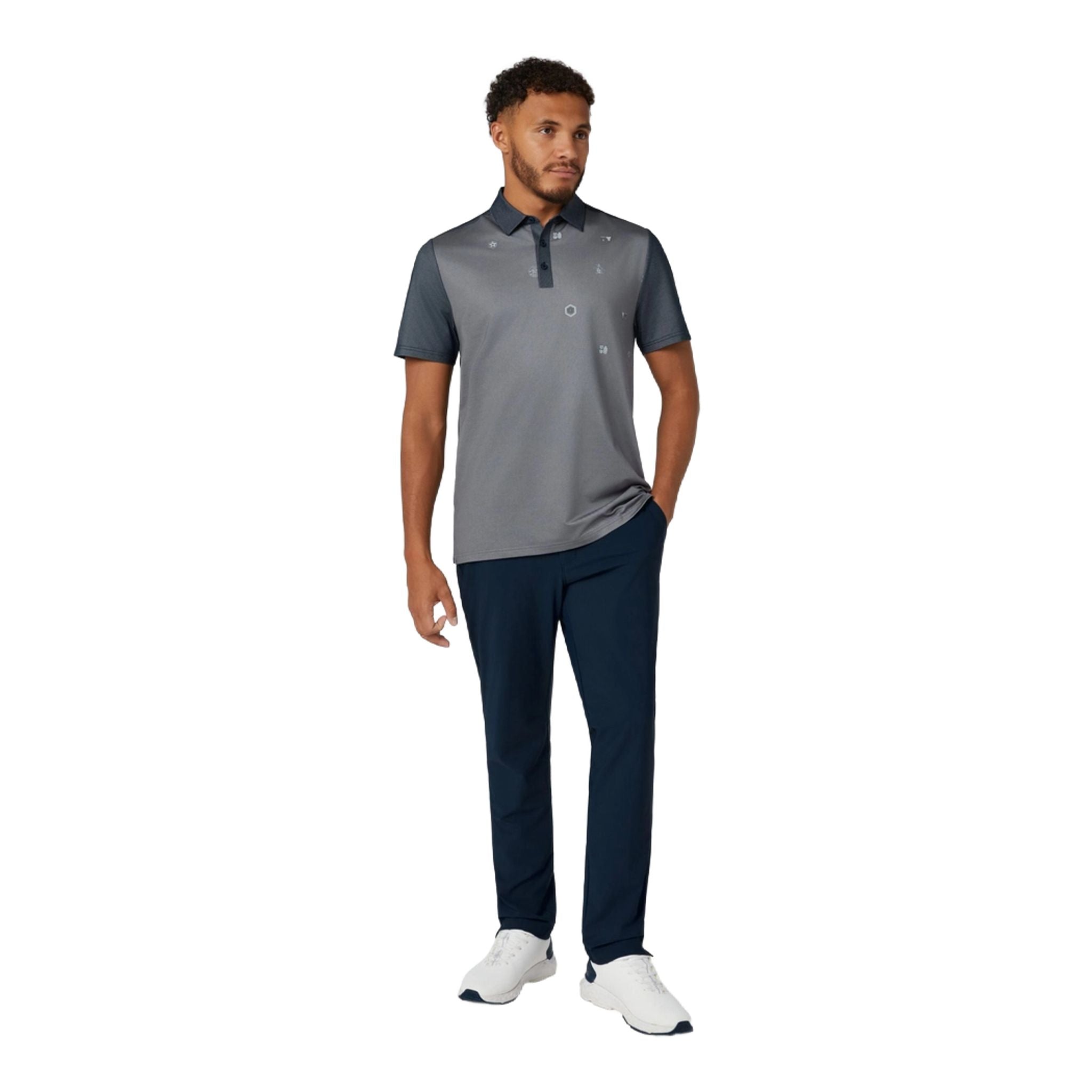 Original Penguin Pete's 50's Block Poloshirt Herren