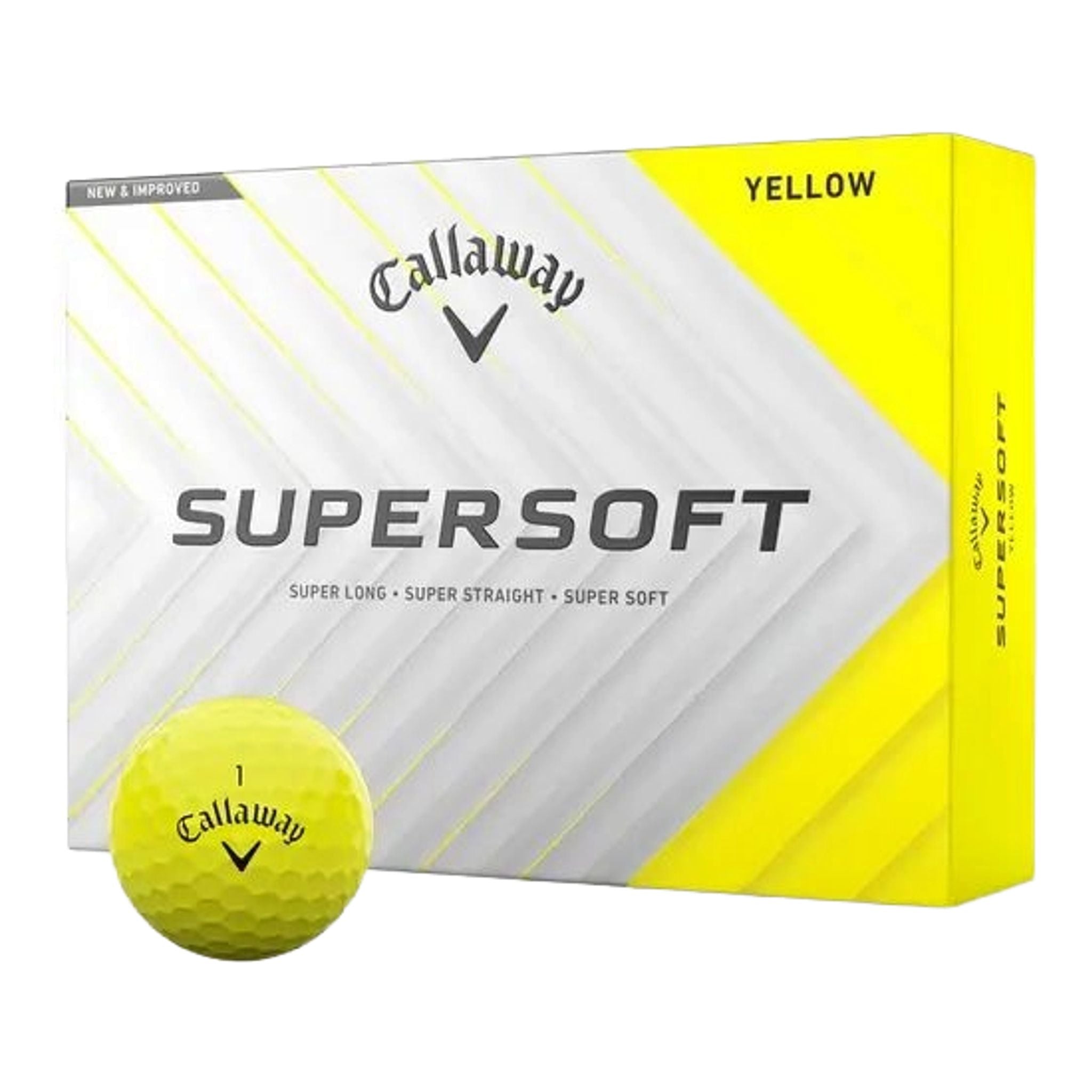 Golfové loptičky Callaway Supersoft (2025)