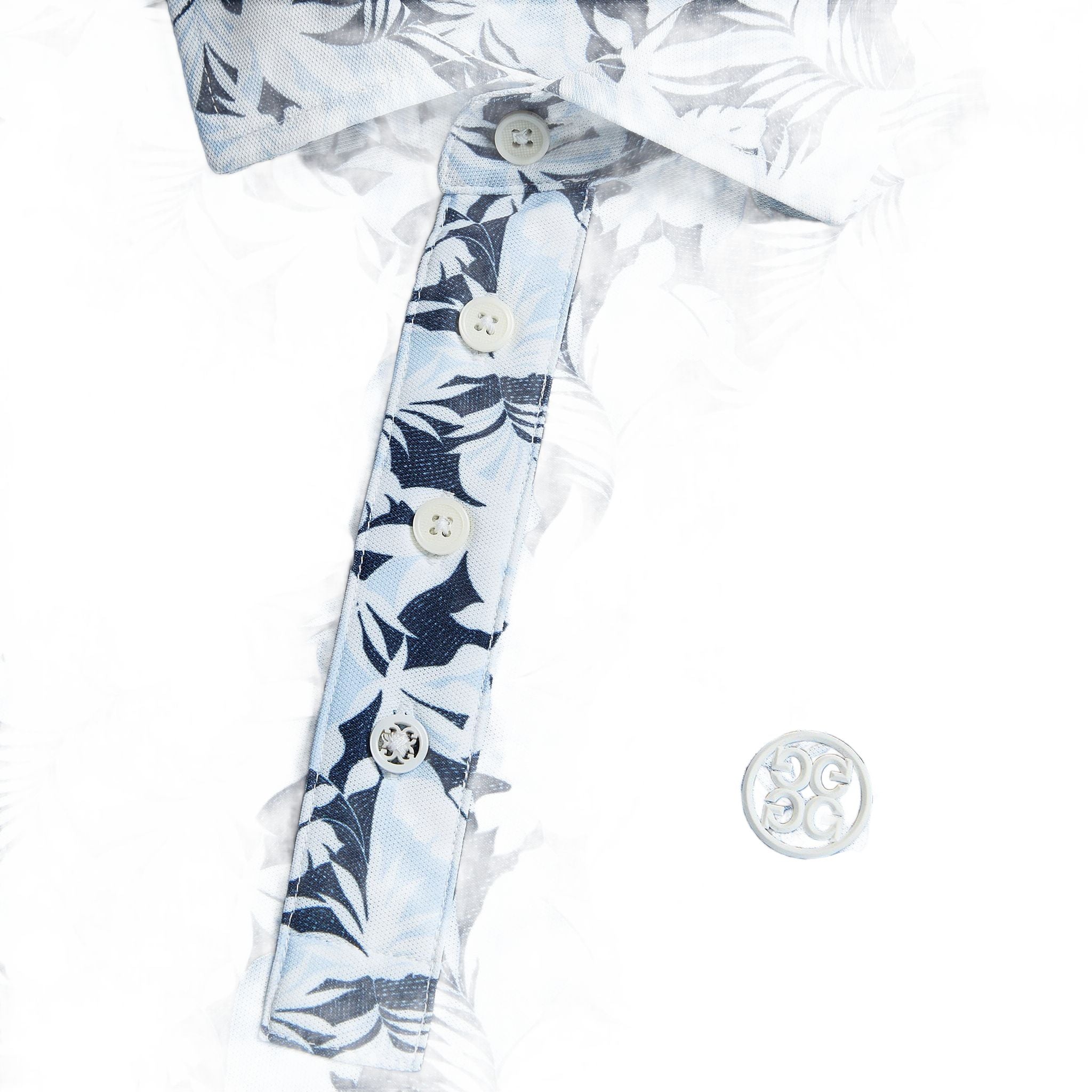 GFORE Palm Fronds Tech Piqué Slim Fit Golf Polo Herren S Herren