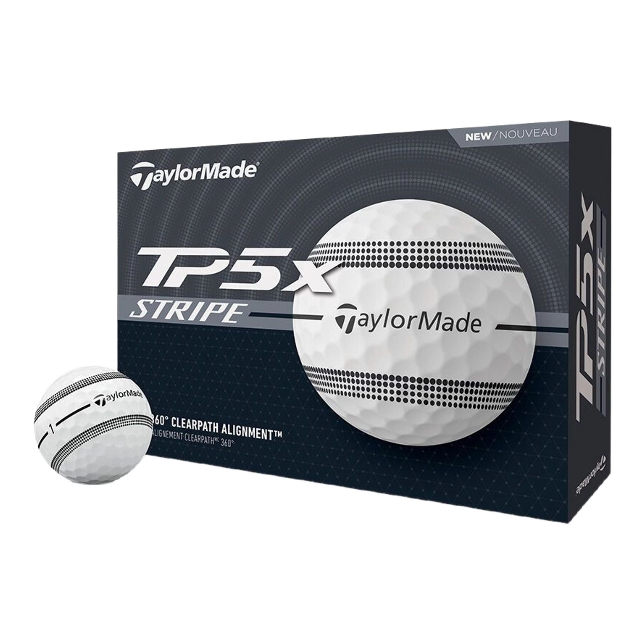 TaylorMade TP5 X Stripe (2024) Golfbälle